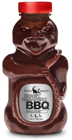 Honey Badger BBQ sauce packaging article
